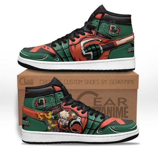 Katsuki Bakugo Sneakers Custom My Hero Academia Anime Shoes - 1 - GearAnime