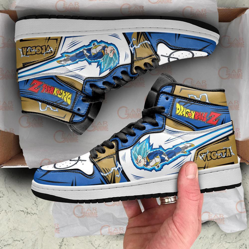 Vegeta Blue Sneakers Custom Whis Symbol Dragon Ball Anime Shoes - 4 - GearAnime
