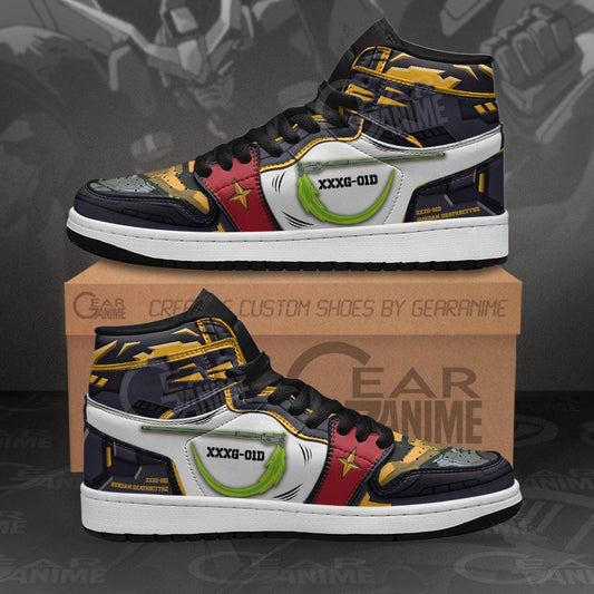 Gundam Deathscythe Sneakers Custom Anime Gundam Shoes - 1 - GearAnime