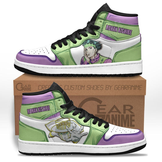 JoJo's Bizarre Adventure Rohan Kishibe Sneakers Custom Anime Shoes - 1 - GearAnime