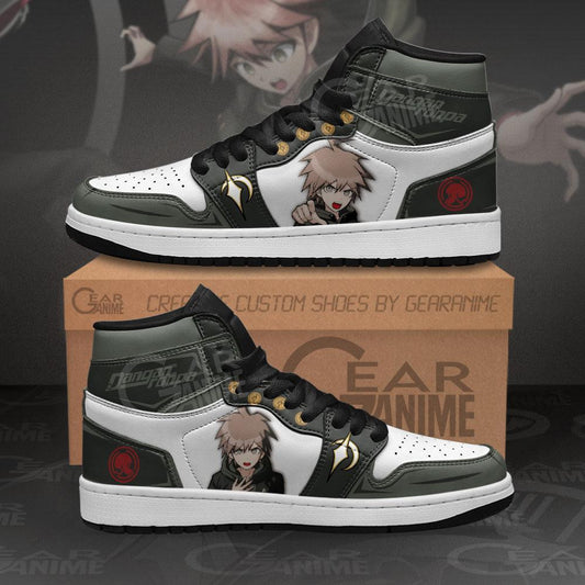 Makoto Naegi Sneakers Danganronpa Custom Anime Shoes - 1 - GearAnime