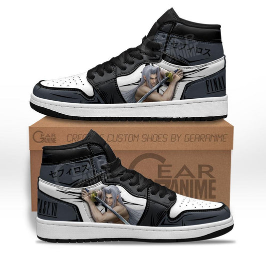 Sephiroth Sneakers Custom Final Fantasy Shoes - 1 - GearAnime