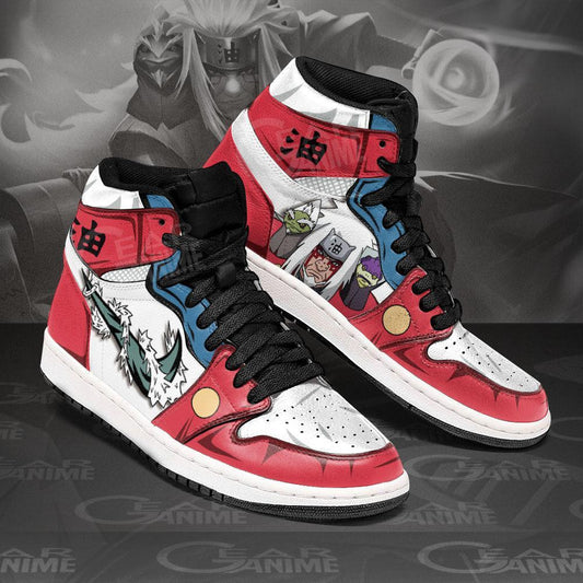 Jiraiya Sage Sneakers Custom Anime Shoes - 2 - GearAnime