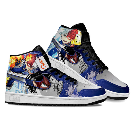 Shoto Todoroki Shoes MHA Anime Custom Sneakers MN2102 Gear Anime