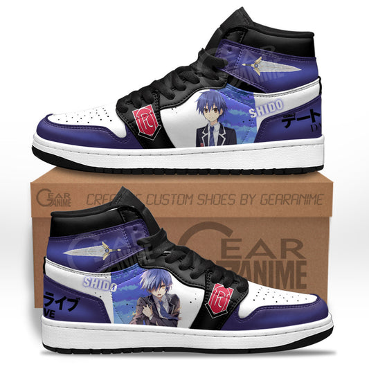 Tohka Yatogami and Shido Itsuka Sneakers Date A Live Custom Anime ShoesGear Anime
