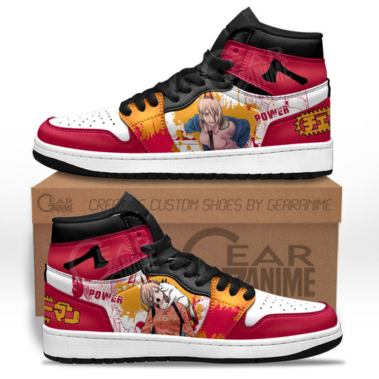 Power Sneakers Chainsaw Man Custom Anime Shoes for OtakuGear Anime
