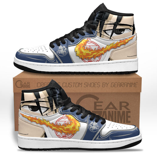 Roy Mustang Sneakers Fullmetal Alchemist Custom Anime Shoes for OtakuGear Anime