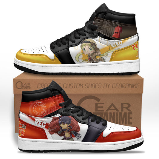 Riko and Reg Sneakers Made In Abyss Custom Anime Shoes Gear Anime