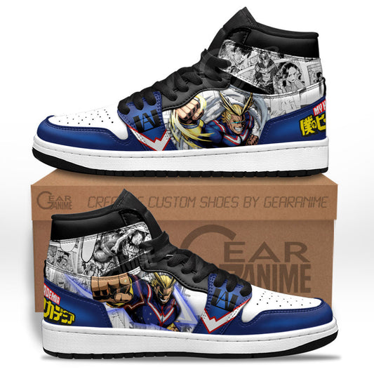 All Might Sneakers My Hero Academia Custom Anime Shoes Mix Manga Gear Anime