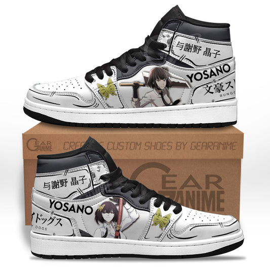 Akiko Yosano Sneakers Bungo Stray Dogs Custom Anime Shoes for OtakuGear Anime