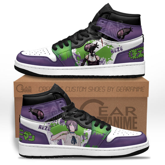 Reze Sneakers Chainsaw Man Custom Anime Shoes for OtakuGear Anime