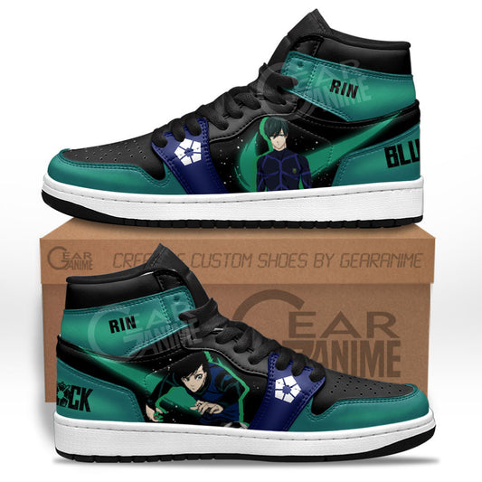 Blue Lock Rin Itoshi Custom Anime Shoes MV2712 Gear Anime