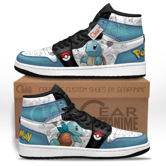 Pokemon Squirtle Custom Manga Anime Shoes MV0123 Gear Anime
