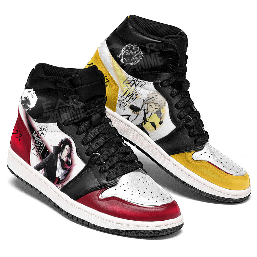 Atsushi and Ryuunosuke Sneakers Custom Bungo Stray Dogs Anime ShoesGear Anime