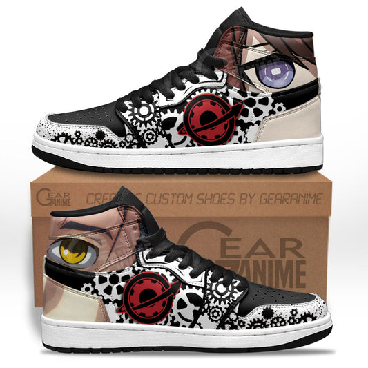 Kurisu Makise and Rintarou Okabe Sneakers Stein Gate Custom Anime ShoesGear Anime