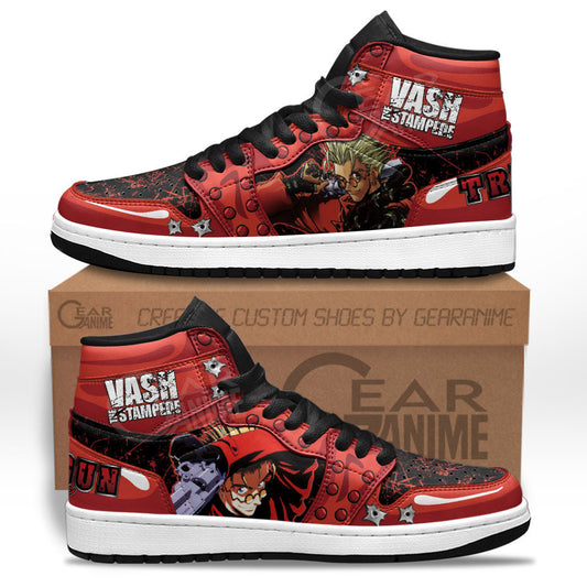 Vash the Stampede Sneakers Trigun Custom Anime Shoes for OtakuGear Anime
