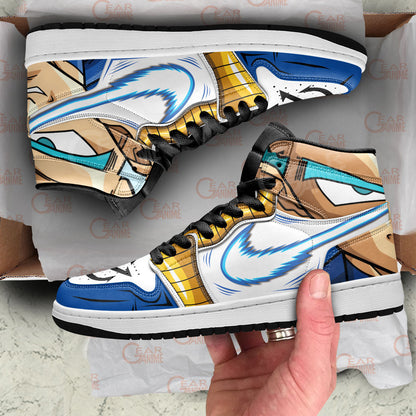 Vegeta J1 Sneakers - Custom Anime Design