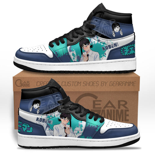 Kobeni Higashiyama Sneakers Chainsaw Man Custom Anime Shoes for OtakuGear Anime