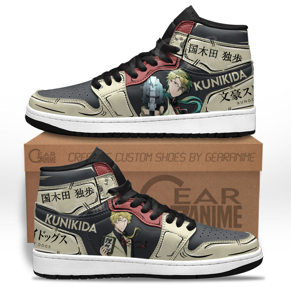 Doppo Kunikida Sneakers Bungo Stray Dogs Custom Anime Shoes for OtakuGear Anime