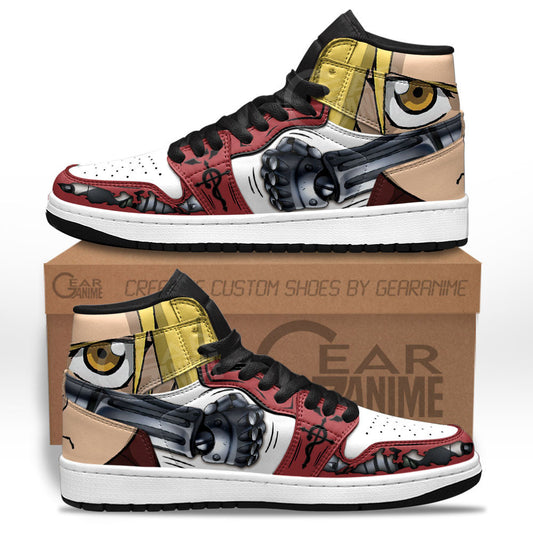 Edward Elric Sneakers Fullmetal Alchemist Custom Anime Shoes for OtakuGear Anime
