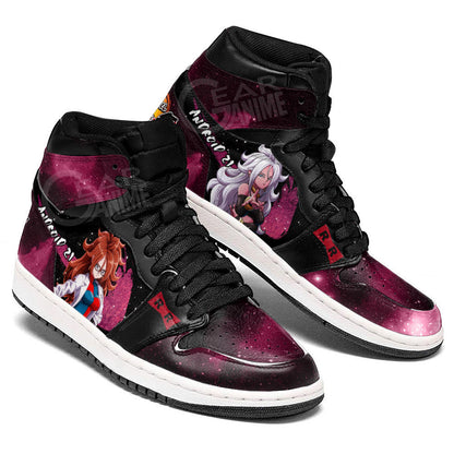 Android 21 Sneakers Dragon Ball Custom Anime Shoes Gear Anime