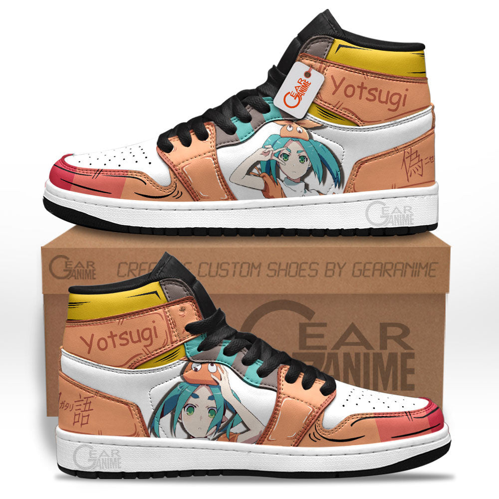 Nisemonogatari Yotsugi Ononoki Custom Anime Shoes MN1001 Gear Anime