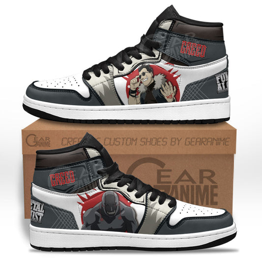 Greed Sneakers Custom Fullmetal Alchemist Anime ShoesGear Anime