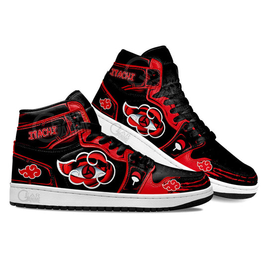 Akatsuki Itachi Uchiha Shoes Custom For Anime Fans MN1609 Gear Anime