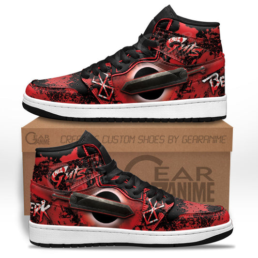 Guts Sneakers Berserk Custom Anime Shoes for OtakuGear Anime