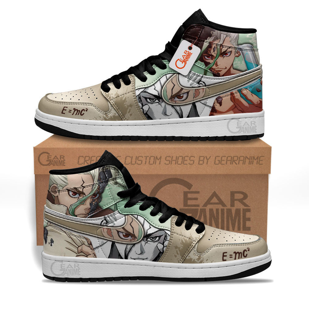 Dr Stone Senku Ishigami Custom Anime Shoes MN2102 Gear Anime