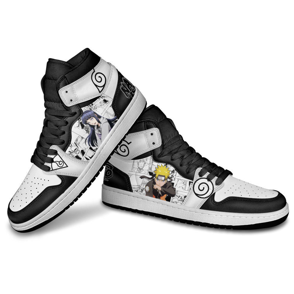 Hinata Hyuga and Nrt Uzumaki J1s Sneakers Anime Custom
