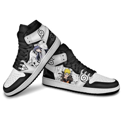 Hinata Hyuga and Nrt Uzumaki J1s Sneakers Anime Custom