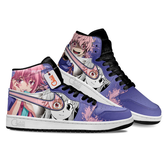Yuno Gasai Sneakers Custom Future Diary Anime Shoes MN0504 Gear Anime