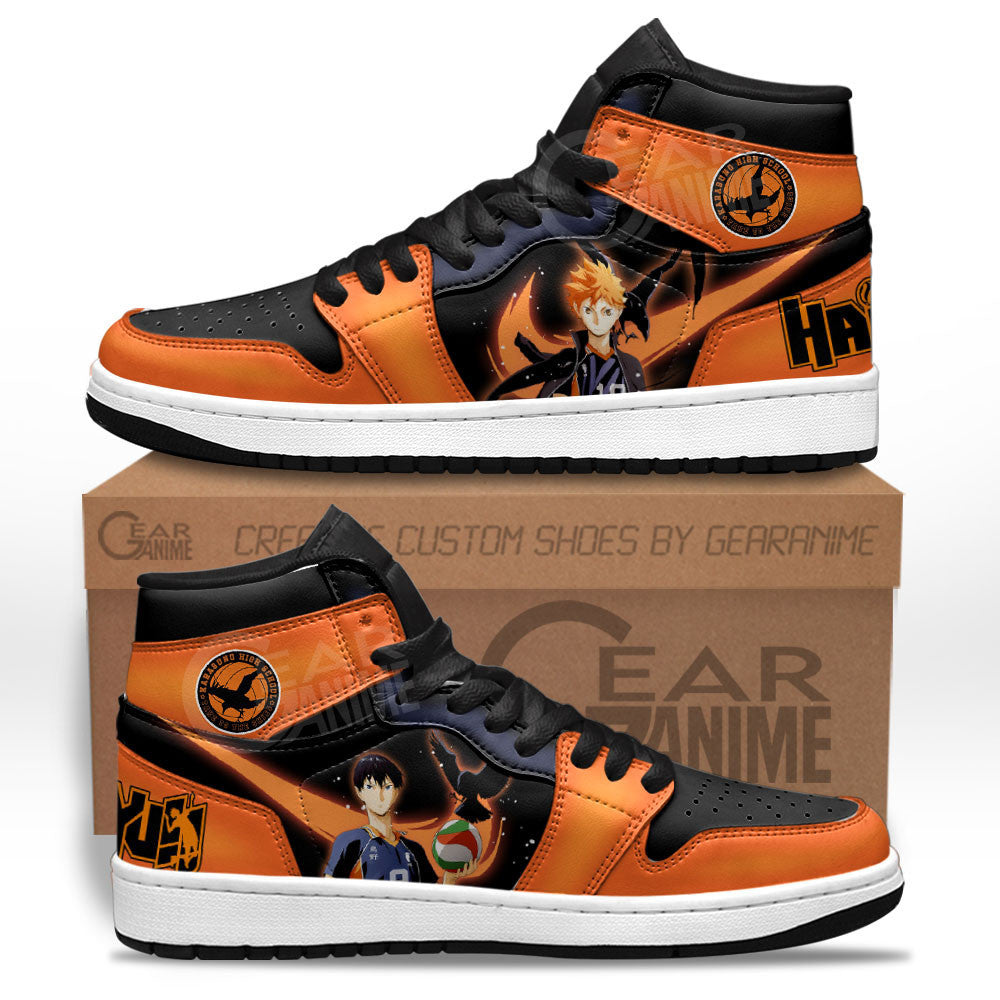 Shoyo Hinata and Tobio Kageyama Sneakers Haikyuu Custom Anime ShoesGear Anime