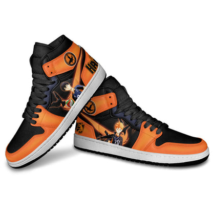 Shoyo Hinata and Tobio Kageyama Sneakers Haikyuu Custom Anime ShoesGear Anime