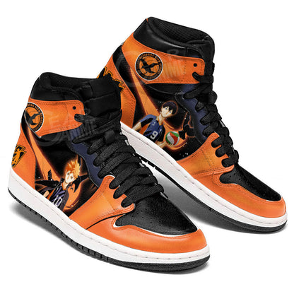 Shoyo Hinata and Tobio Kageyama Sneakers Haikyuu Custom Anime ShoesGear Anime