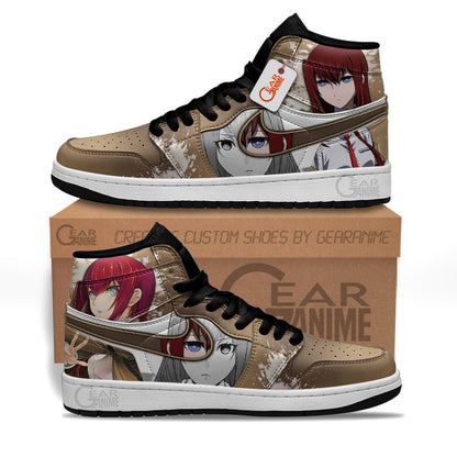 Kurisu Makise Anime Sneakers Custom Shoes MN0504 Gear Anime