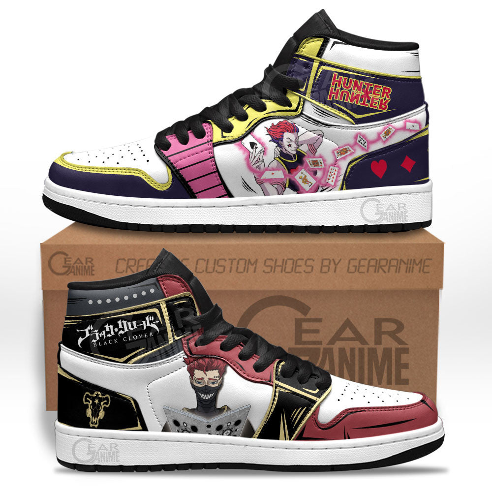 Hisoka and Zora Ideale Anime Custom Shoes Gear Anime