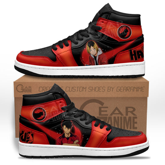Kenma Kozume and Tetsurou Kuroo Sneakers Haikyuu Custom Anime ShoesGear Anime