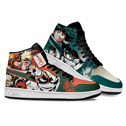 Deku and Katsuki Bakugo Shoes MHA Anime Custom Sneakers MN2102 Gear Anime