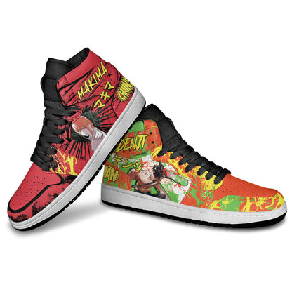 Denji and Makima Sneakers Chainsaw Man Custom Anime Shoes for OtakuGear Anime