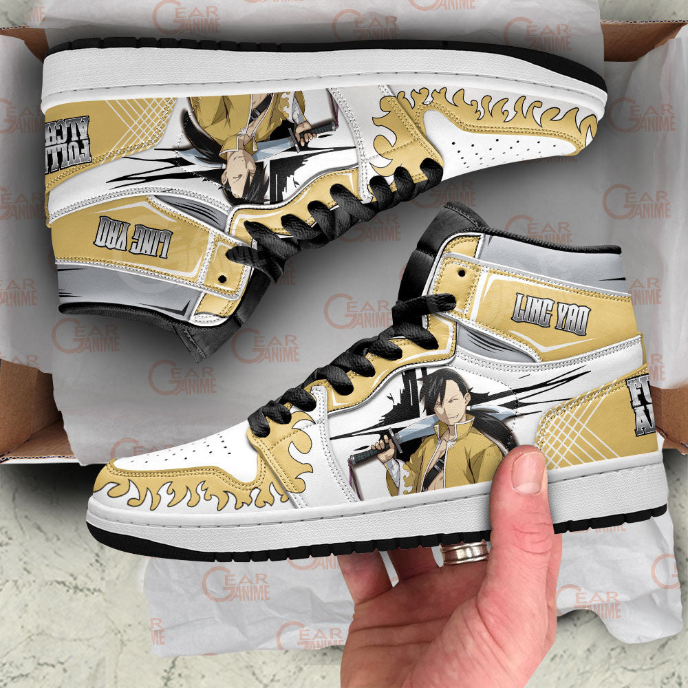 Ling Yao Sneakers Custom Fullmetal Alchemist Anime ShoesGear Anime
