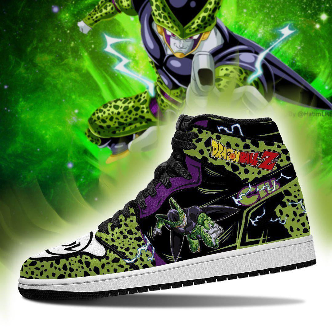 Dragon Ball Cell Sneakers Custom Anime DBZ Shoes Fan Gift Idea - 3 - GearAnime