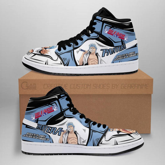 Bleach Grimmjow Anime Sneakers Fan Gift Idea MN05 - 1 - GearAnime