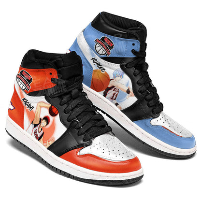 Tetsuya Kuroko and Taiga Kagami Sneakers Kuroko's Basketball Custom Anime ShoesGear Anime
