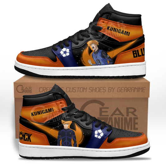 Blue Lock Rensuke Kunigami Custom Anime Shoes MV2712 Gear Anime