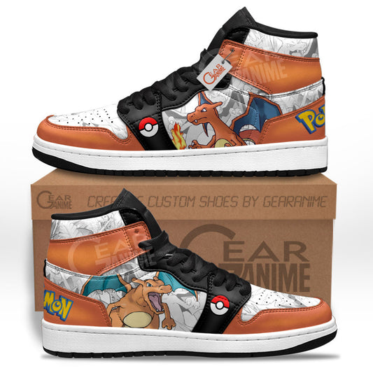 Pokemon Charizard Custom Manga Anime Shoes MV0123 Gear Anime