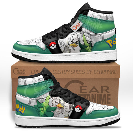 Pokemon Sirfetch�d Custom Manga Anime Shoes MV0123 Gear Anime