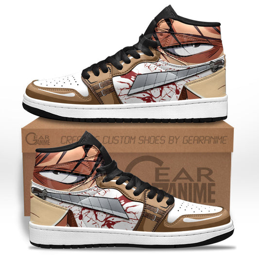 Levi Ackerman Sneakers Attack On Titan Custom Anime ShoesGear Anime