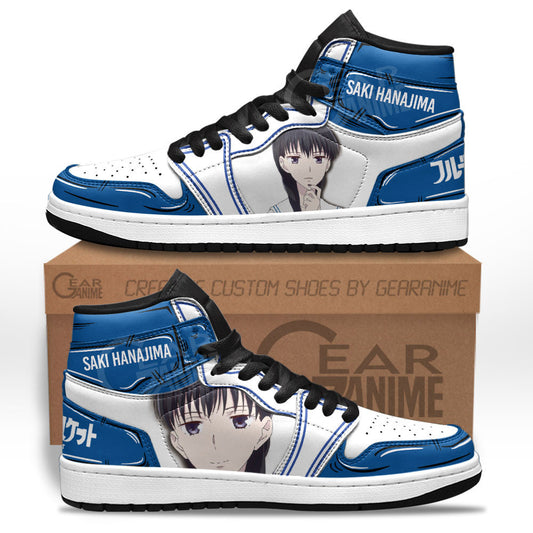 Saki Hanajima Sneakers Fruits Basket Custom Anime Shoes For OtakuGear Anime